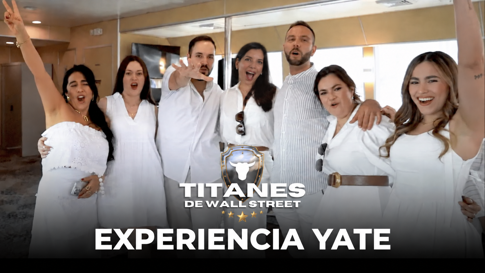 Miembros de Titanes durante la Experiencia Yate de 2025